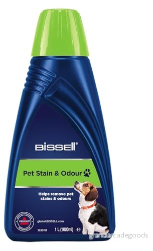 Bissell Spot & Stain Pet, rengöringsmedel för husdjursdofter och fläckar, lämpligt att använda i alla fläckrengörare, 1085N 11120148701