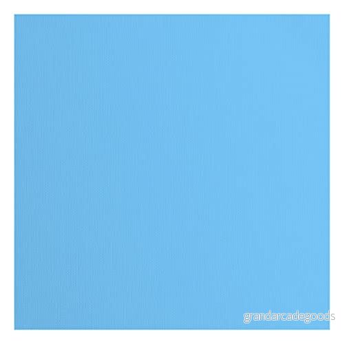 Vaessen Creative Florence cardstock papper, blå, 216 gram/m², kvadratisk, 30,5 x cm, 20 stycken, konsistens, för scrapbooking, korttillverkning, stansning och andra papperslådor 8716052200481