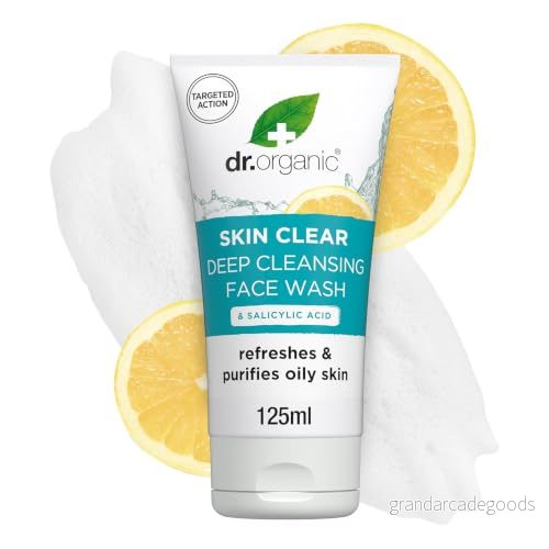 Dr. Organic Hudklart Tea Tree Deep Pore Cleanising Face Wash 5060391843292