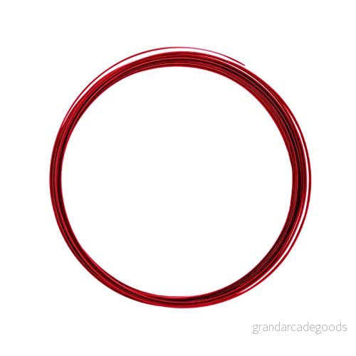 Vaessen Creative Platt aluminium tråd 3,5 x 1 mm 5 m röd, 8716052151370