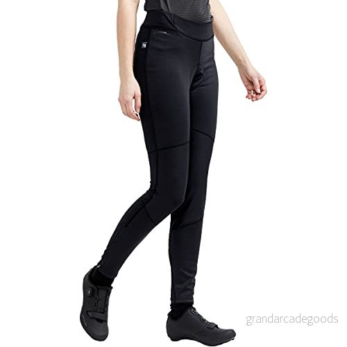 Craft Core Bike Subz Wind cykelbyxor dam, Svart-svart, L 7318573594530