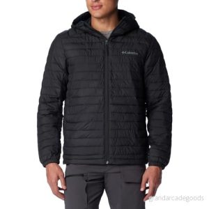 Columbia Silver FALLS Hooded Jacket Outdoorjacka, Storlek: Large, Black 195978383641 Columbia Silver FALLS Hooded Jacket Outdoorjacka, Storlek: Large, Black 195978383641