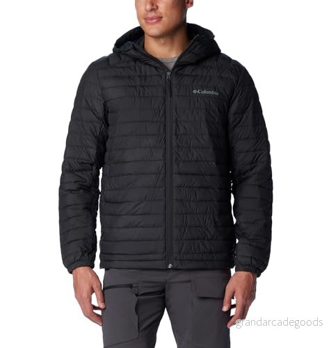 Columbia Silver FALLS Hooded Jacket Outdoorjacka, Storlek: Large, Black 195978383641