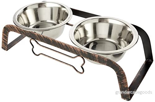 Rosewood Dubbel middagsbehållare av järn i benform, 800 ml, 2 stycken 5025659061030