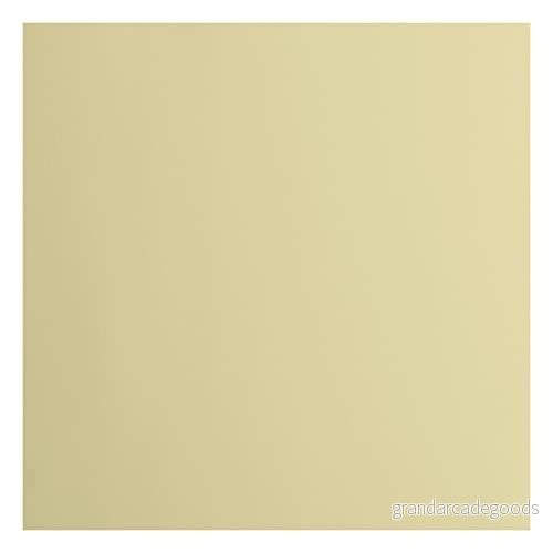 Vaessen Creative Florence cardstock papper, beige, 216 gram/m², kvadratisk, 30,5 x cm, 20 stycken, slät, för scrapbooking, korttillverkning, stansning och andra papperslådor 8716052220823