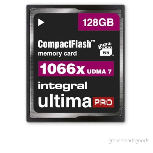 Integrerat 128 GB kompakt flashkort UDMA 7 1066x hastighet VPG 65 160 MB/s läsning och 135 skriv professionellt höghastighetskort 5055288442115