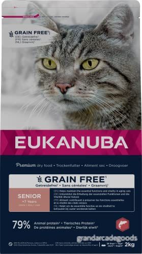 Eukanuba Euk Cat Senior Grainfree Salmon 2 kg 8710255189321