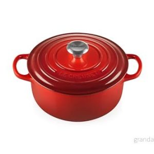 Le Creuset Signature Rund Gjutjärnsform med Lock, Körsbärsrot, Ø 20 cm 24147263982 Le Creuset Signature Rund Gjutjärnsform med Lock, Körsbärsrot, Ø 20 cm 24147263982