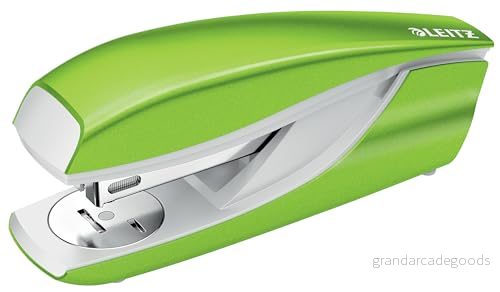 Leitz WOW Häftapparat inkl. häftklamrar, 30 ark, metall, grön, 5502154 4002432123773