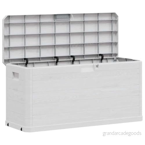 Dynbox 280 liter ljusgrå 8719883554532