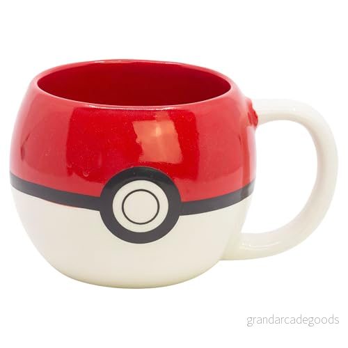 3D Pokeball Ceramic Cup 490ml 8412497446759