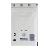 Bubbelpåse Mail Lite A0 110x160 mm vit, 100 st 5051146000008