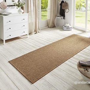 BT Carpet platt tyg löpare Nature 600, passar inomhus och utomhus (100% polypropylen, UV fuktbeständig, lämplig för golvvärme), finns i olika färger storlekar Natur 600 80×350 cm BRUN 4260659063320 BT Carpet platt tyg löpare Nature 600, passar inomhus och utomhus (100% polypropylen, UV fuktbeständig, lämplig för golvvärme), finns i olika färger storlekar Natur 600 80×350 cm BRUN 4260659063320