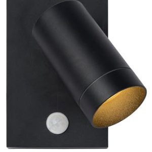 Lucide Utomhus väggspotlight Taylor Sensor, 1 ljus svart 5411212092694 Lucide Utomhus väggspotlight Taylor Sensor, 1 ljus svart 5411212092694