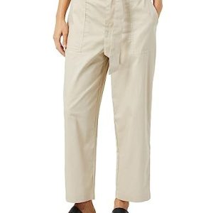 KAFFE Kaalfy Belt Pants Hw Casual dam, Fjäder grå, 34 5715296580444