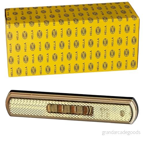 HELLA Sidolampa Shapeline Tech LED 12V / 24V skruvad ECE/SAE Lyktglasfärg: gul Kabellängd: 500mm Kontaktutf. ID: Amphenol Vänster/Höger 2PS 013 301 151 4082300705423