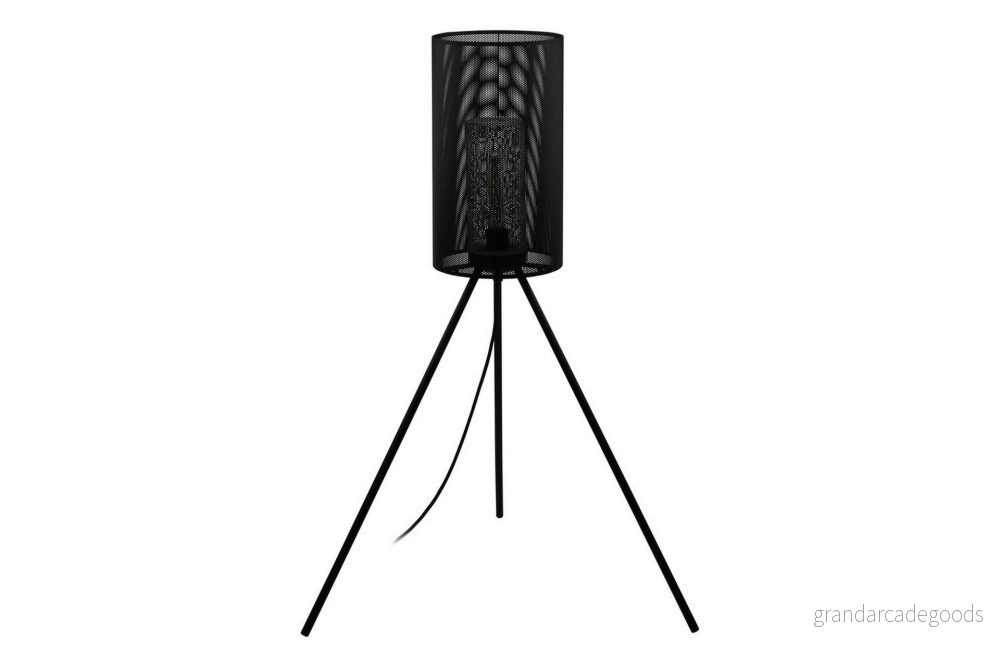 EGLO Golvlampa Ladunara – Svart – Trebent fot 9008606232499 EGLO Golvlampa Ladunara – Svart – Trebent fot 9008606232499