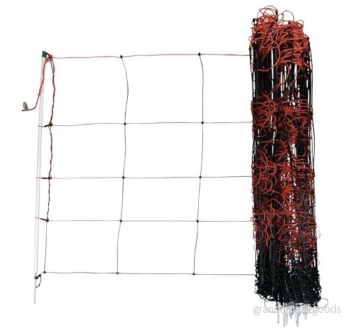 Kerbl Hobbyfarming TITAN LIGHT fårnät 50m Höjd: 90cm Enkel spik 4018653129685
