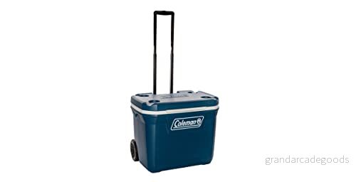 Coleman 50QT Xtreme™ Wheeled Cooler, Blå, Plast, Polyuretan (PU), Svart, 47 l, 113 kg 3138522118754