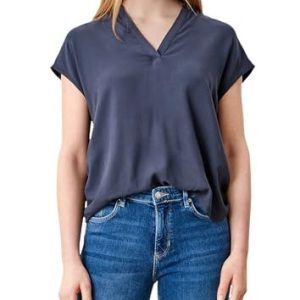 s.Oliver T shirt för kvinnor, marinblå, S 4066279465533