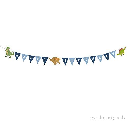 Generique Grattis på födelsedagen stora blå dinosaurier 180 cm 13051874070