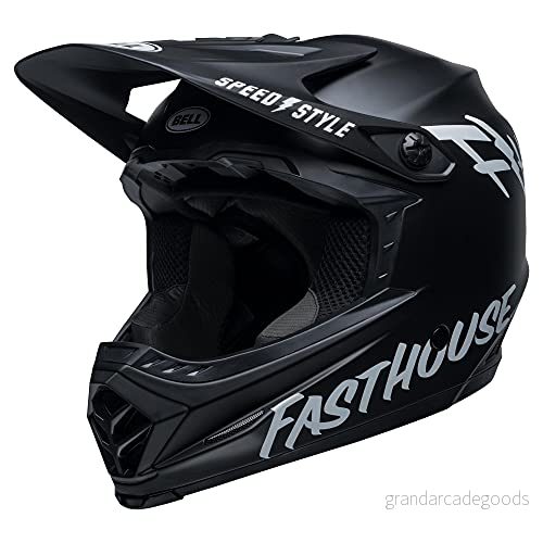 Bell Full 9 Fusion MIPS MTB heltäckande hjälm 2019: Fasthouse matt svart/vit XL 59 61 cm 768686209284