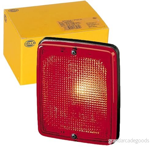 HELLA 2NE 003 236 001 Dimbakljus Halogen påbyggd/inbyggnad ECE/ADR/GGVS Lyktglasfärg: röd Vänster/Höger, 12V 4082300050646