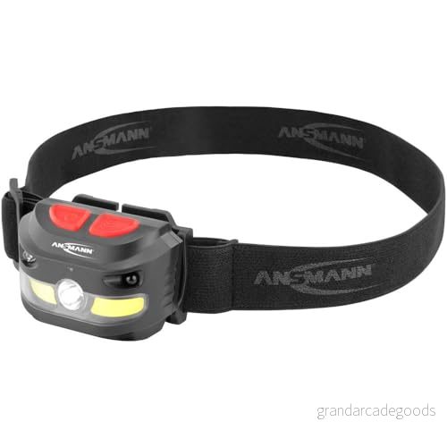 Ansmann HD250RS Pannlampa Uppladdningsbar 250 lm Svart 4013674139873