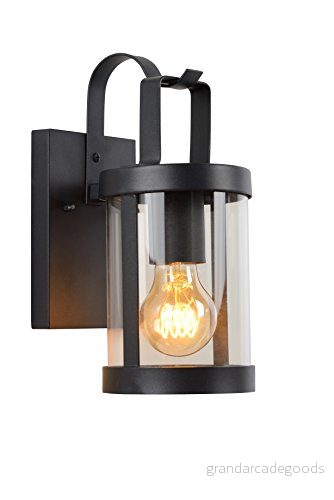 Lucide Lindelo vägglampa för utomhusbruk med klart glas 5411212290366
