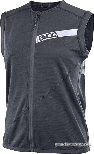 EVOC PROTECTOR VEST LITE WOMEN, skyddsväst (LITESHIELD FLEX ryggskydd, S.Café polyesterjersey, AIRO höftbälte, cykeltillbehör som kan tvättas i maskin, storlek: M), Svart 4250450730163