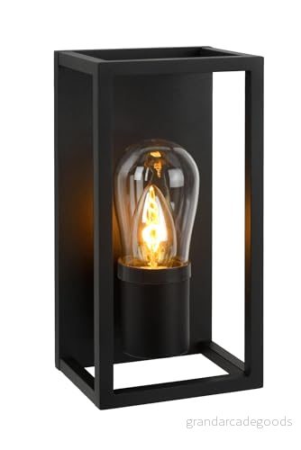 Lucide Vägglampa Carlyn badrum svart 5411212271723