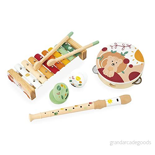 Janod Sunshineset Leksaksinstrument för barn, Storlek: One Size, Multi coloured 3700217376154