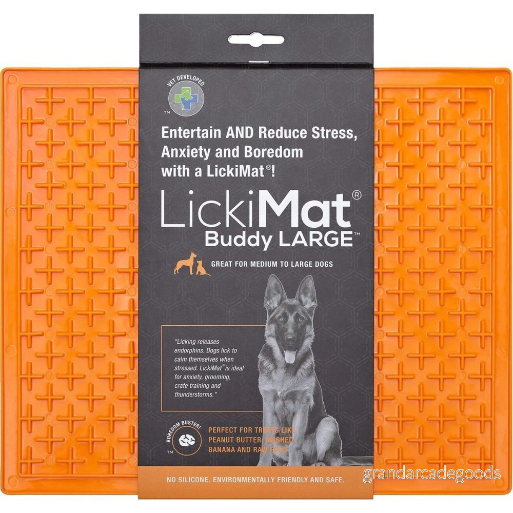 Hundskål Lickimat Buddy Large Orange 30x25 cm 9349785005222