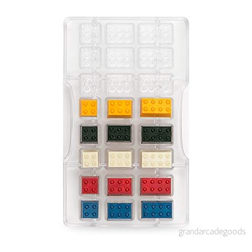 Decora 0050143 Bricks Chocolate Mould 24 Cav. 200 X 120 22 H Mm 8024622068608