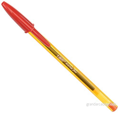 BIC® Kulpenna Cristal® Orriginal Fine tunn spets 0,8 mm röd 3086123132979