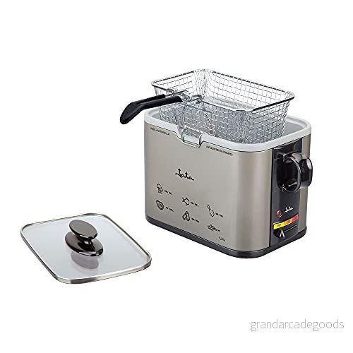 Jata FR326E fritös, 1 000 watts, Couleurs Noir/Argent, 1,3 l, svart/silver 8421078021742