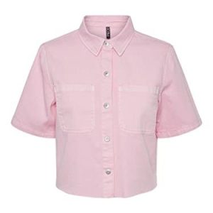 PCBLUME SS Shirt BC, Prisma rosa, XS 5715370450465
