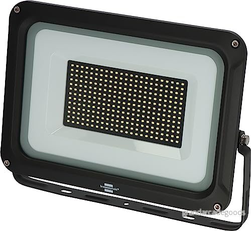 Brennenstuhl LED strålkastare JARO 20060 / lampa 150W för utomhusbruk (LED väggmontering, 17500lm, av aluminium, IP65) 4007123684908