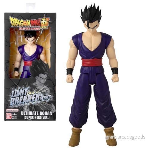 BANDAI Dragon Ball Super jättegränsbrytarfigur Ultimate Gohan officiell licens stor ledad figur leksak för barn från 4 år 36756 3296580367566