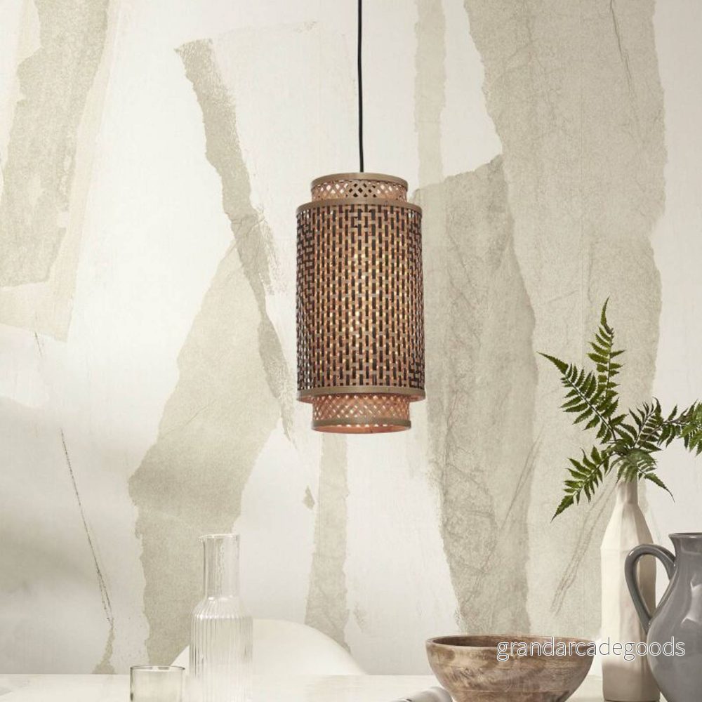 GOOD & MOJO Bhutan pendellampa, bambu, 18 x 35 cm 8716248089739