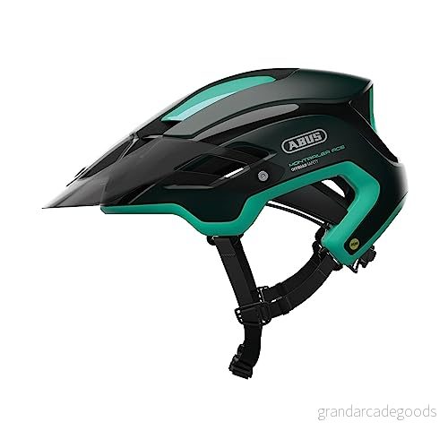 Abus Unisex_vuxen MonTrailer ACE MIPS cykelhjälm, smaragdgrön, M 4003318781315