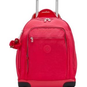 Kipling NEW ZEA Stor ryggsäck med hjul, True Pink (Rosa) 195436830366 Kipling NEW ZEA Stor ryggsäck med hjul, True Pink (Rosa) 195436830366
