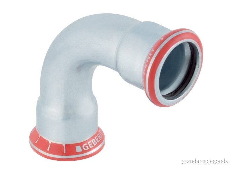 Geberit Böj Ø22 Zinkpläterad 90° 4024723201045