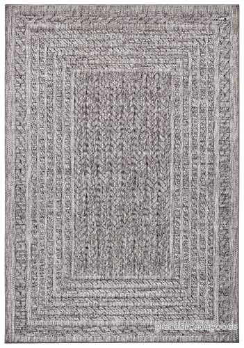 bougari inomhus och utomhus matta Limonero Citron 120x170 cm LJUSGRÅ 4260648234199