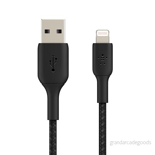 Belkin Boost Charge Lightning Braided Cable 0,15 Meter Svart 745883788705