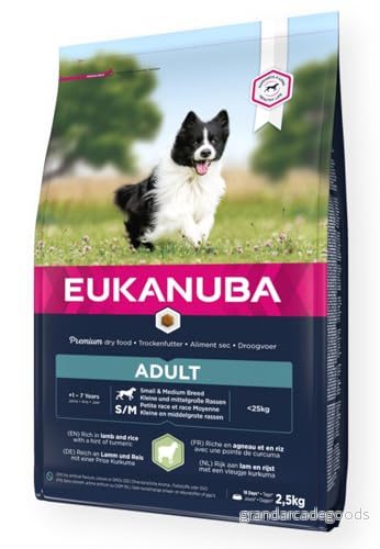 Eukanuba Adult Small & Medium Lamb Rice 2.5 kg 8710255121246