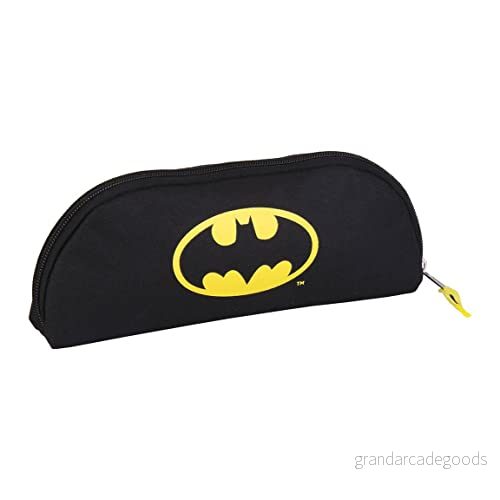 CERDÁ LIFE'S LITTLE MOMENTS Batman Skolväska för pojkar pennfodral med dragkedja officiell licens, Material: Polyester, Normal, 8445484137620
