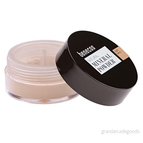 Benecos Natural Cosmetics mineralpulver löst matt talkfree vegansk lätt sand 4260198090641
