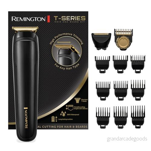 Remington T-Series MB7050 Hår- och skäggtrimmer - One Size - Svart 5038061111101