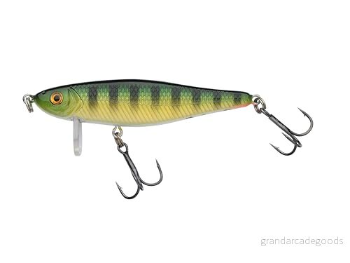 Berkley Pulse Racer fiskedrag, höghastighetsbete för asp, gädda, abborre och rovdjur, lång kastlängd med S kurva, sötvatten snabbströmsfiskare i floder, 7 cm, Blue Flash 28632323434